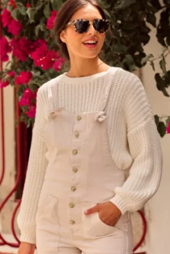 SALOPETTE MAITÉ DENIM BEIGE