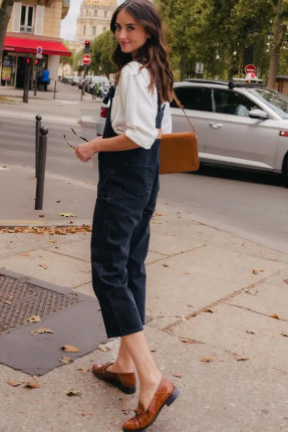 SALOPETTE MAITE DENIM GRIS