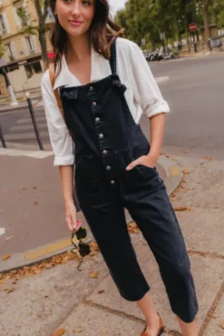 SALOPETTE MAITE DENIM GRIS