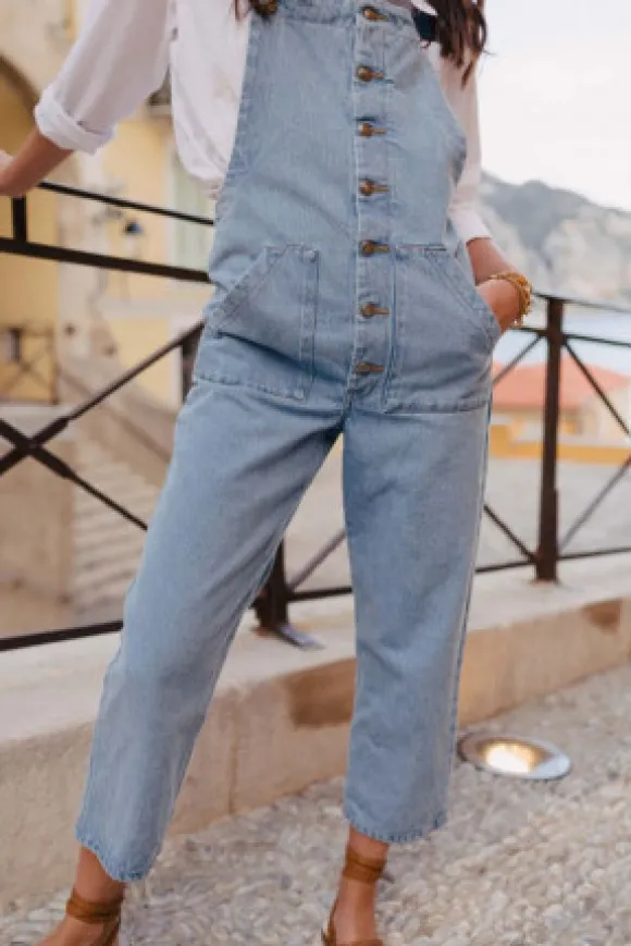 SALOPETTE MAÏTÉ DENIM BLEACH