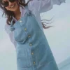 SALOPETTE PIPPA DENIM  BLEACH