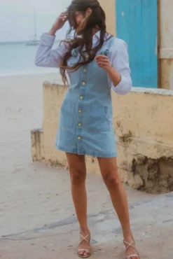 SALOPETTE PIPPA DENIM  BLEACH