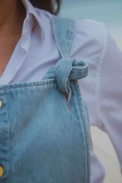 SALOPETTE PIPPA DENIM  BLEACH