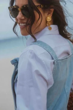 SALOPETTE PIPPA DENIM  BLEACH
