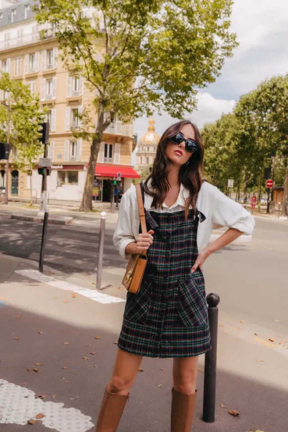 SALOPETTE PIPPA TARTAN