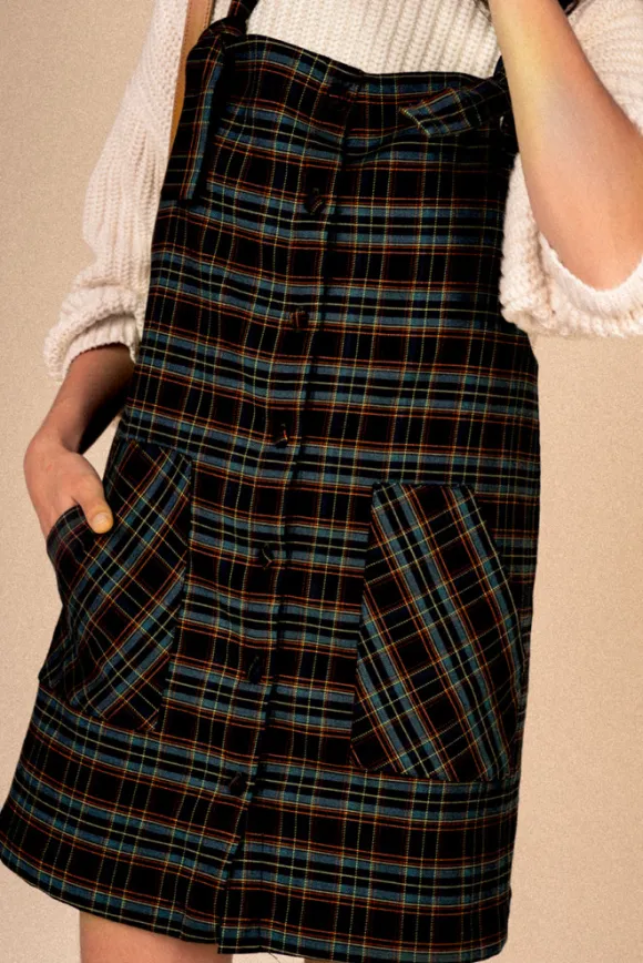 SALOPETTE PIPPA TARTAN