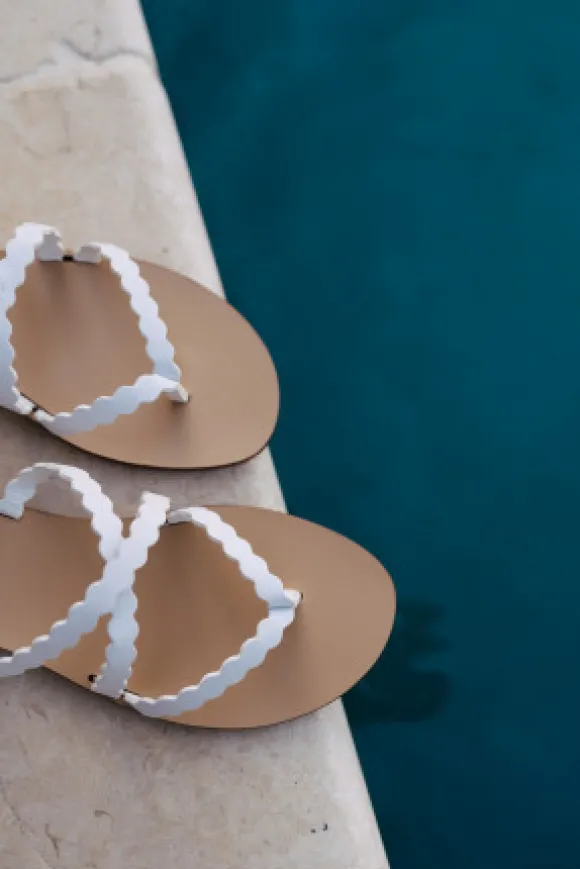 SANDALES ASMA BLANC