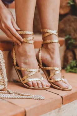 SANDALES ASMA DORÉ