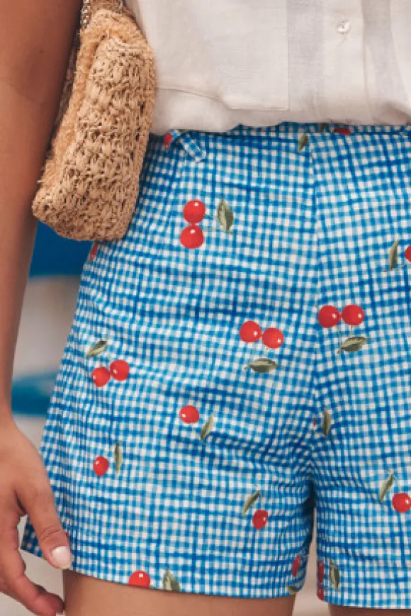 SHORT GEORGE CHERRY BLUE