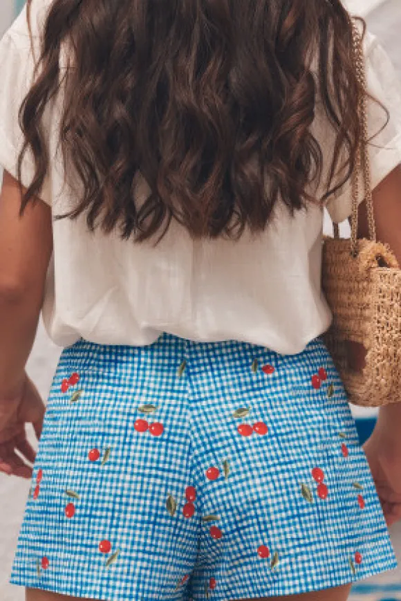 SHORT GEORGE CHERRY BLUE