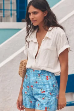 SHORT GEORGE CHERRY BLUE