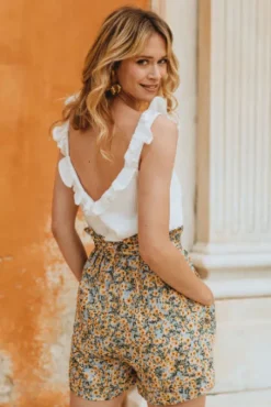 SHORT ULYSSE MARGUERITE JAUNE