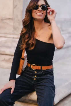 TOP LUCY JERSEY NOIR