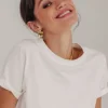 T-SHIRT LOGAN ÉCRU