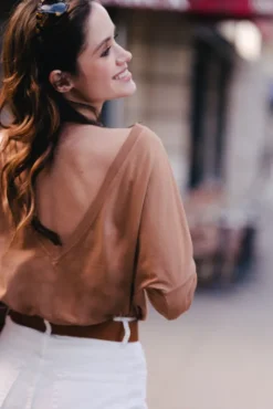 T-SHIRT OWEN CAMEL