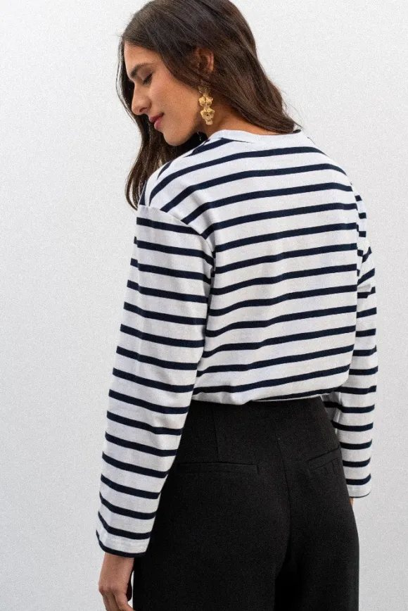 T-SHIRT TESSALIA MARINIÈRE