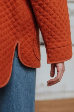 VESTE AMHET BRIQUE
