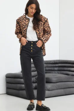 VESTE DESKIEL LÉOPARD