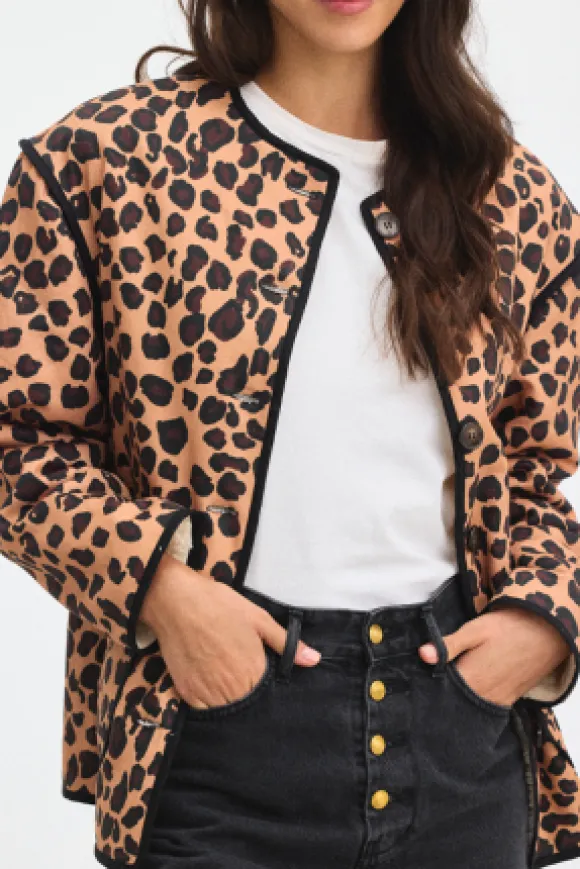 VESTE DESKIEL LÉOPARD