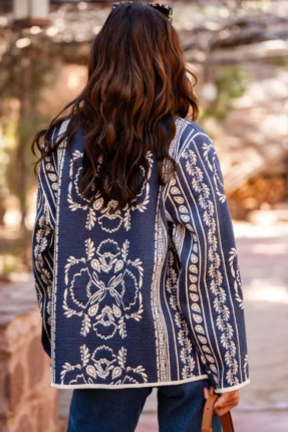 VESTE EZRA JACQUARD MISTRAL