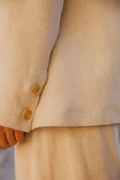 VESTE FRANCKY LIN VISCOSE BEIGE