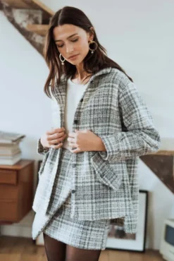VESTE GINA CENDRÉ