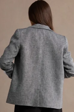 VESTE LUDY CHEVRON NOIR
