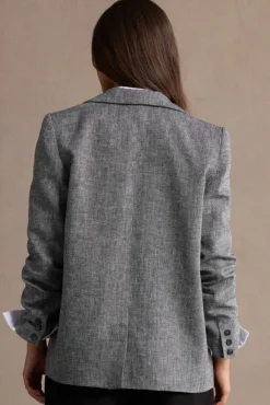 VESTE LUDY CHEVRON NOIR