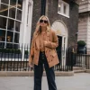 VESTE PADMÉ CAMEL