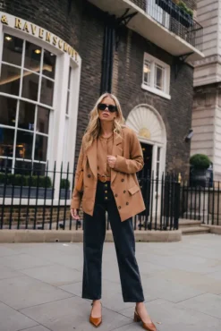 VESTE PADMÉ CAMEL