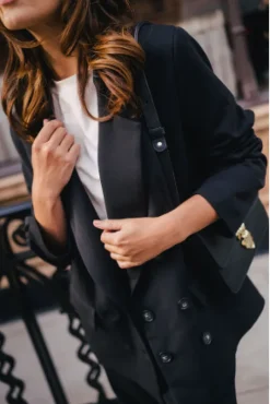 VESTE PADMÉ NOIR