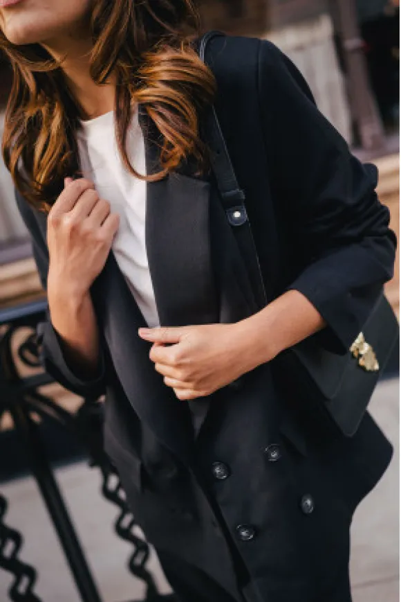 VESTE PADMÉ NOIR